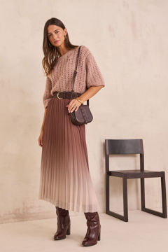 Picture of ODESSA PLEATED MIDI SKIRT